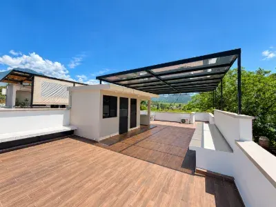 Roof garden techado